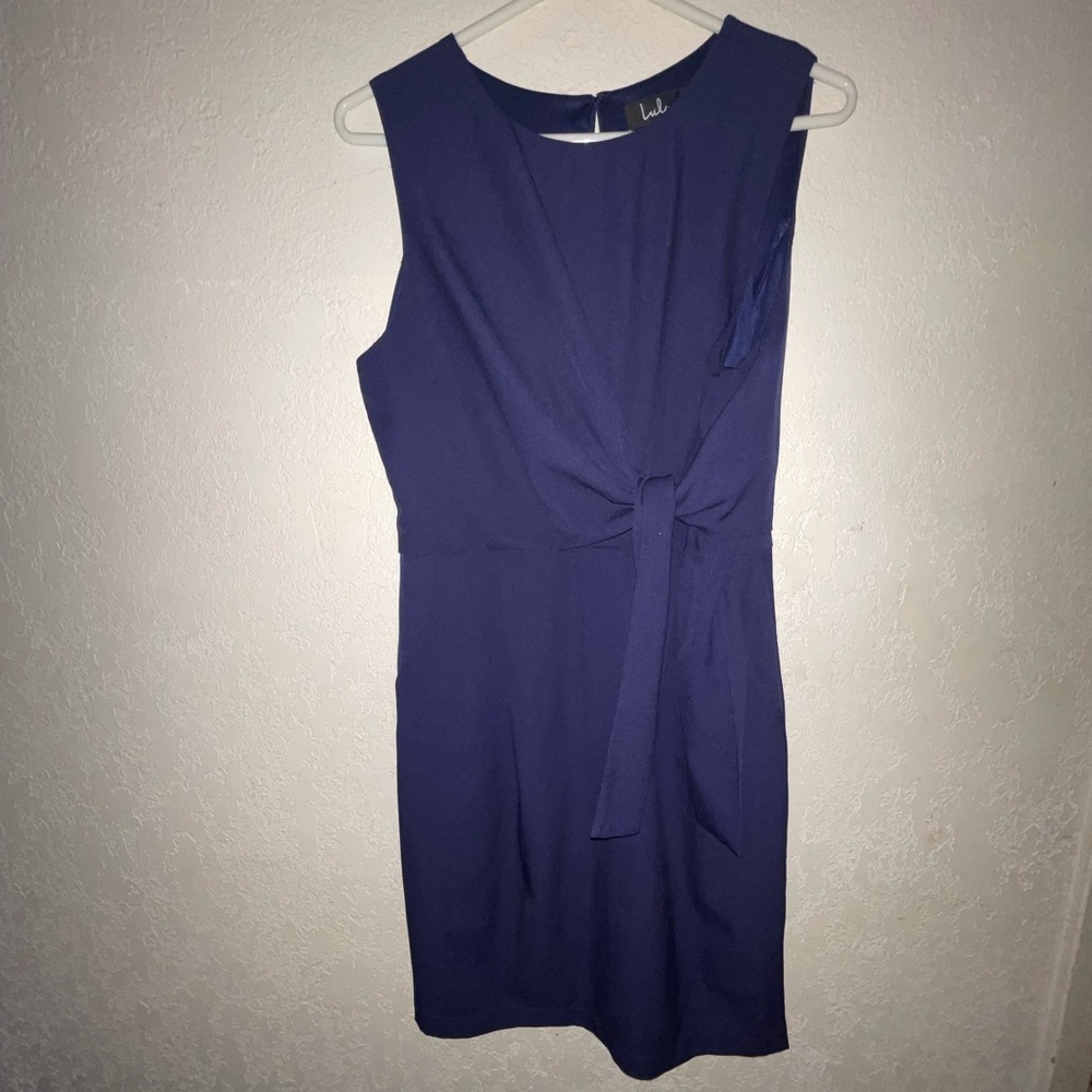 Lulus Cute navy blue dress with pockets
